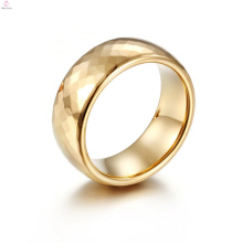 High Quality Band Gold Ring Jewelry, Fashionable Polished Tungsten Carbide Rings